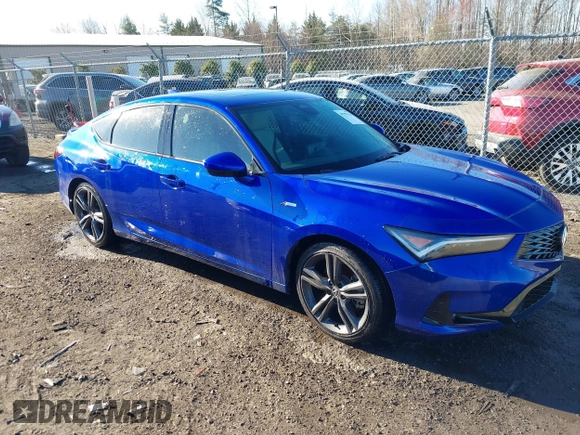 2023 Acura Integra w/A-Spec Package with VIN 19UDE4H31PA016397, listed as a IAAI auction lot 41797518 with 9,942 mi miles and . Bid and sale history available at DreamBid. Image 1.
