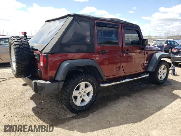 2008 Jeep Wrangler Unlimited X with VIN 1J8GA391X8L592843, listed as a Copart auction lot 53047215 with 239,726 mi miles and Salvage Title. Bid and sale history available at DreamBid. Image 3.