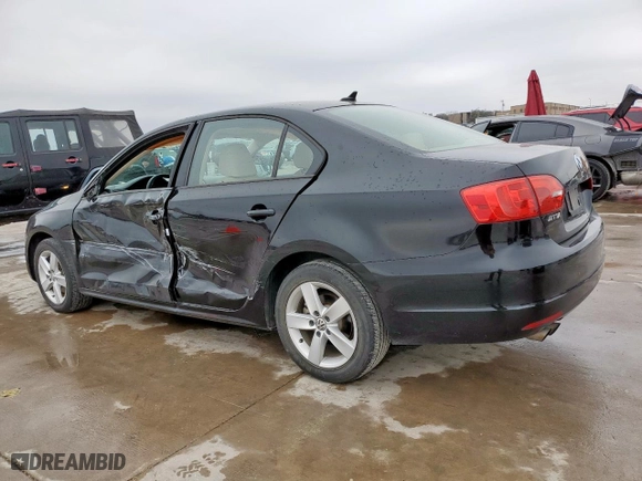 2012 Volkswagen Jetta Sedan TDI w/Premium with VIN 3VWLL7AJ6CM020286, listed as a Copart auction lot 45501185 with 131,028 mi miles and Salvage Title. Bid and sale history available at carsss.com. Image 2.