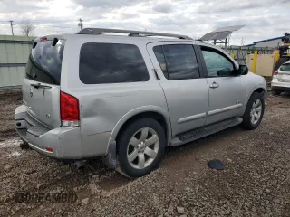 2008 Nissan Armada SE z VIN 5N1AA08C78N609760, wystawiony jako Copart lot #51615055 z przebiegiem 173 544 mil mil oraz Szkody całkowita. Historia ofert i sprzedaży dostępna na DreamBid. Obrazek 3.
