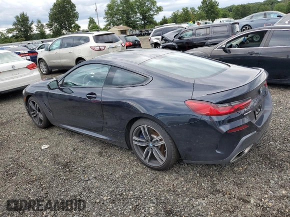 2019 BMW 8 Series M850i xDrive with VIN WBABC4C5XKBU95875, listed as a Copart auction lot 61893343 with 17,250 mi miles. Bid and sale history available at carsss.com. Image 2.