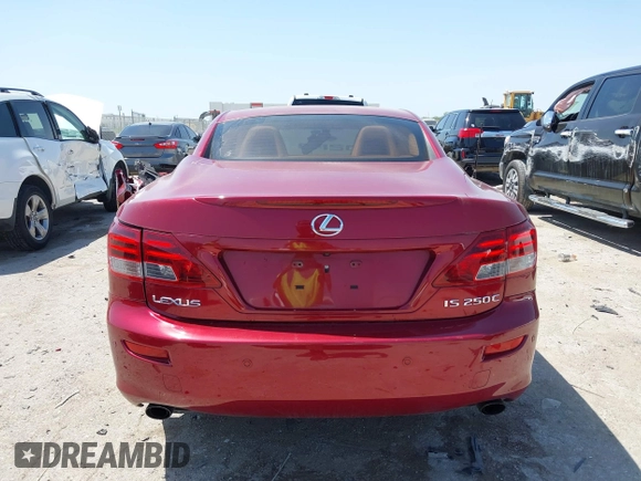 2010 Lexus IS 250 C z VIN JTHFF2C26A2511427, wystawiony jako IAAI lot #42249468 z przebiegiem 117 787 mil mil oraz . Historia ofert i sprzedaży dostępna na DreamBid. Obrazek 16.