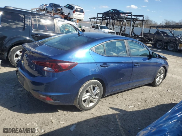 2020 Hyundai Elantra SEL with VIN 5NPD84LF8LH568814, listed as a Copart auction lot 45927935 with 130,800 mi miles and Salvage Title. Bid and sale history available at carsss.com. Image 3.