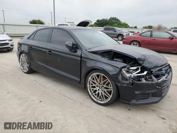 2020 Audi A3 with VIN WAUCUGFF4LA097155, listed as a Copart auction lot 56117554 with 74,100 mi miles and Salvage title. Bid and sale history available at DreamBid. Image 4.
