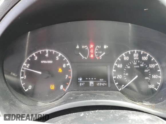 2017 Nissan Sentra SV with VIN 3N1AB7AP1HY222828, listed as a Copart auction lot 53758895 with 123,424 mi miles and Salvage Title. Bid and sale history available at carsss.com. Image 9.