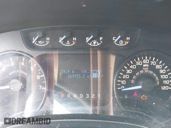2011 Ford F-150 XL with VIN 1FTMF1CMXBKD56080, listed as a IAAI auction lot 41768095 with 269,355 mi miles. Bid and sale history available at carsss.com. Image 7.