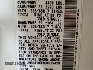 2016 Nissan Rogue SV with VIN JN8AT2MTXGW025429, listed as a Copart auction lot 49287085 with 111,650 mi miles and Salvage Title. Bid and sale history available at carsss.com. Image 12.