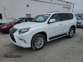 2014 Lexus GX with VIN JTJBM7FX6E5086030, listed as a Copart auction lot 49843505 with 143,464 mi miles and Salvage Title. Bid and sale history available at carsss.com. Image 1.