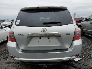 2009 Toyota Highlander Hybrid with VIN JTEEW41A892031335, listed as a Copart auction lot 79773104 with 204,504 mi miles and Salvage Title. Bid and sale history available at carsss.com. Image 6.