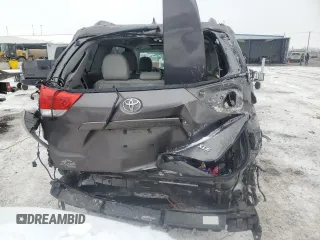 2014 Toyota Sienna Ltd with VIN 5TDDK3DC9ES078041, listed as a Copart auction lot 45488115 with 134,480 mi miles and Salvage Title. Bid and sale history available at carsss.com. Image 6.