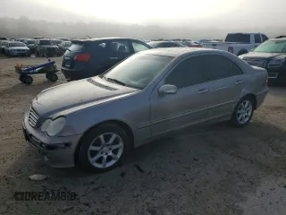 2007 Mercedes-Benz C 280 Luxury with VIN WDBRF54H07F857329, listed as a Copart auction lot 85260294 with 185,344 mi miles and Salvage title. Bid and sale history available at DreamBid. Image 1.