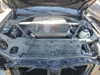 2023 BMW X4 M with VIN 5YM23EC08P9R05401, listed as a Copart auction lot 81049754 with 21,779 mi miles and Salvage Title. Bid and sale history available at carsss.com. Image 11.