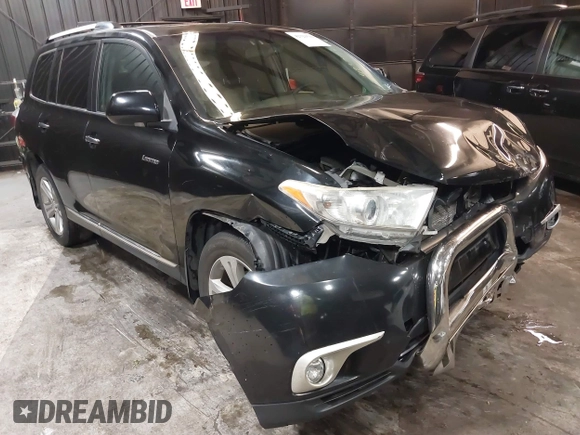 2012 Toyota Highlander Limited with VIN 5TDDK3EH4CS147130, listed as a IAAI auction lot 42321510 with 94,990 mi miles and . Bid and sale history available at DreamBid. Image 1.