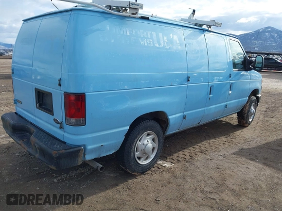 2013 Ford Econoline Cargo Commercial with VIN 1FTNE1EW7DDA29911, listed as a IAAI auction lot 41566691 with 166,860 mi miles and . Bid and sale history available at carsss.com. Image 4.