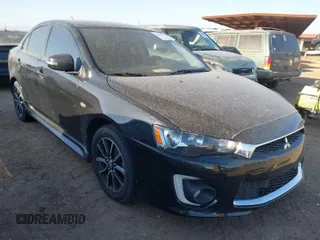 2017 Mitsubishi Lancer ES with VIN JA32U2FU3HU005652, listed as a IAAI auction lot 41478764 with 104,816 mi miles. Bid and sale history available at carsss.com. Image 1.