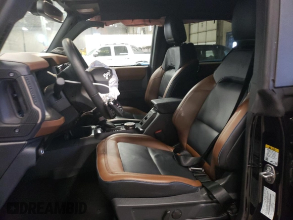 2024 Ford Bronco Outer Banks with VIN 1FMDE8BH7RLA65570, listed as a Copart auction lot 46705165 with 10,206 mi miles and Salvage Title. Bid and sale history available at DreamBid. Image 7.