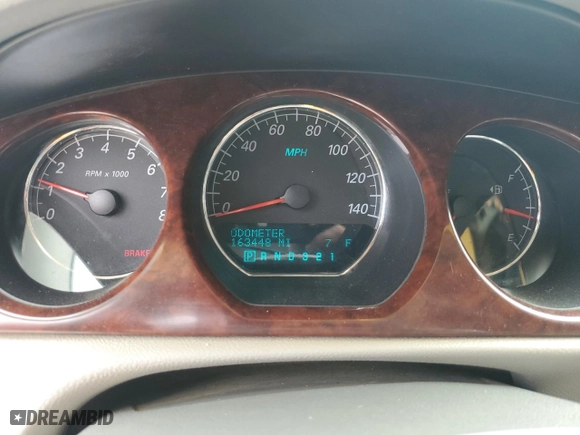 2006 Buick Lucerne CXL with VIN 1G4HD57206U244224, listed as a Copart auction lot 53568335 with 163,448 mi miles and Salvage Title. Bid and sale history available at carsss.com. Image 9.