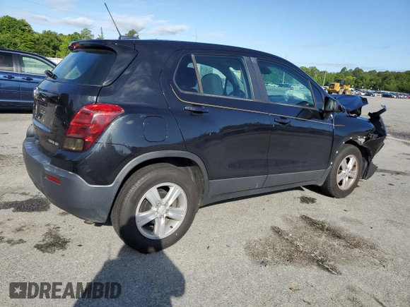 2015 Chevrolet Trax LS with VIN 3GNCJKSB7FL229234, listed as a Copart auction lot 49319784 with 95,034 mi miles and Salvage Title. Bid and sale history available at carsss.com. Image 3.