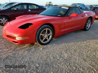 2001 Chevrolet Corvette with VIN 1G1YY32G515134264, listed as a Copart auction lot 78778414 with 0 mi miles and Salvage Title. Bid and sale history available at carsss.com. Image 1.