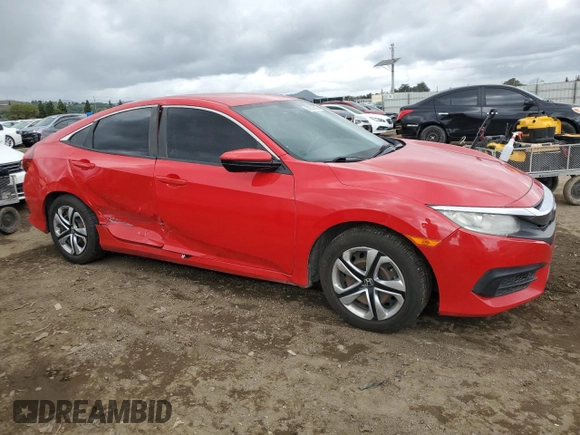 2017 Honda Civic Sedan LX with VIN 2HGFC2F53HH515695, listed as a Copart auction lot 50809525 with 119,572 mi miles and Salvage Title. Bid and sale history available at carsss.com. Image 4.