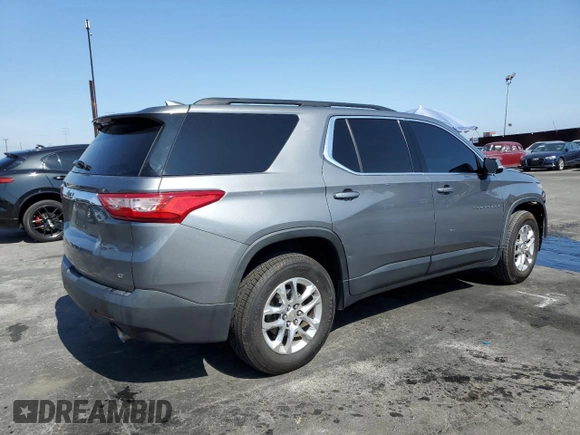 2019 Chevrolet Traverse LT Cloth with VIN 1GNERGKW5KJ305844, listed as a Copart auction lot 60865485 with 63,470 mi miles and Salvage title. Bid and sale history available at DreamBid. Image 3.