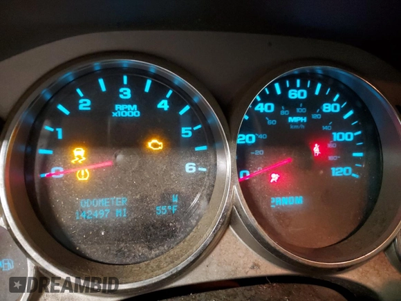 2012 Chevrolet Silverado 1500 LT with VIN 1GCRKSE76CZ207124, listed as a Copart auction lot 51845605 with 142,497 mi miles and Salvage Title. Bid and sale history available at DreamBid. Image 9.