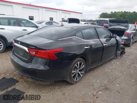 2016 Nissan Maxima SL with VIN 1N4AA6AP5GC413627, listed as a IAAI auction lot 42468940 with 209,558 mi miles and . Bid and sale history available at DreamBid. Image 4.