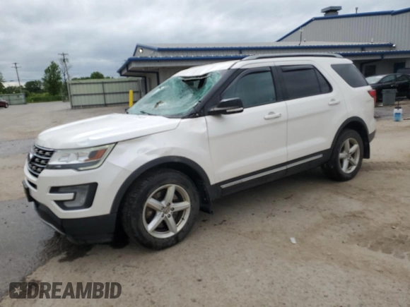 2017 Ford Explorer XLT z VIN 1FM5K8D8XHGC74397, wystawiony jako Copart lot #61139475 z przebiegiem 99 580 mil mil oraz Szkoda całkowita • Salvage title. Historia ofert i sprzedaży dostępna na DreamBid. Obrazek 1.