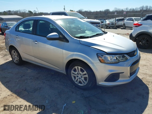 2018 Chevrolet Sonic LS with VIN 1G1JB5SH2J4112817, listed as a IAAI auction lot 41620486 with 60,479 mi miles and . Bid and sale history available at DreamBid. Image 1.
