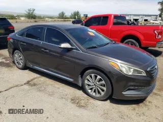 2015 Hyundai Sonata Sport with VIN 5NPE34AF7FH191712, listed as a Copart auction lot 68288344 with 54,849 mi miles and Salvage title. Bid and sale history available at DreamBid. Image 4.