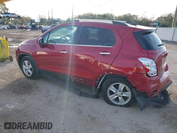 2020 Chevrolet Trax LT with VIN 3GNCJLSB3LL163220, listed as a IAAI auction lot 41630398 with 34,513 mi miles and . Bid and sale history available at DreamBid. Image 3.