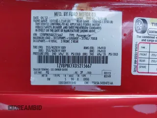 2013 Ford Mustang GT with VIN 1ZVBP8CFXD5215667, listed as a IAAI auction lot 41525268 with 129,561 mi miles and . Bid and sale history available at DreamBid. Image 9.
