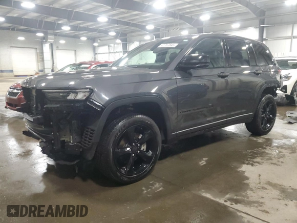 2024 Jeep Grand Cherokee Laredo X with VIN 1C4RJHAG2RC145244, listed as a Copart auction lot 47757845 with 16,175 mi miles and Salvage Title. Bid and sale history available at carsss.com. Image 1.
