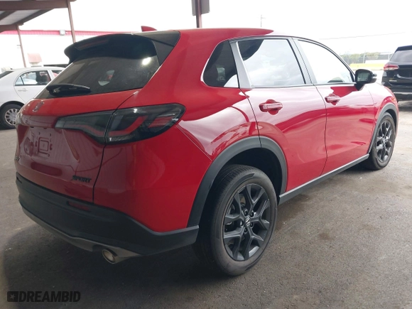 2025 Honda HR-V Sport with VIN 3CZRZ2H52SM756190, listed as a IAAI auction lot 41765605 with 1,849 mi miles. Bid and sale history available at carsss.com. Image 4.