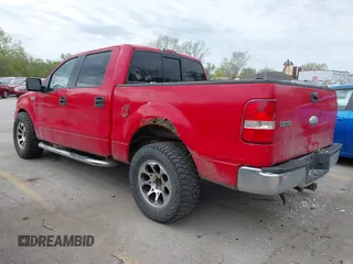 2005 Ford F-150 XLT with VIN 1FTPW12505FB56152, listed as a IAAI auction lot 42034990 with 257,822 mi miles. Bid and sale history available at carsss.com. Image 3.