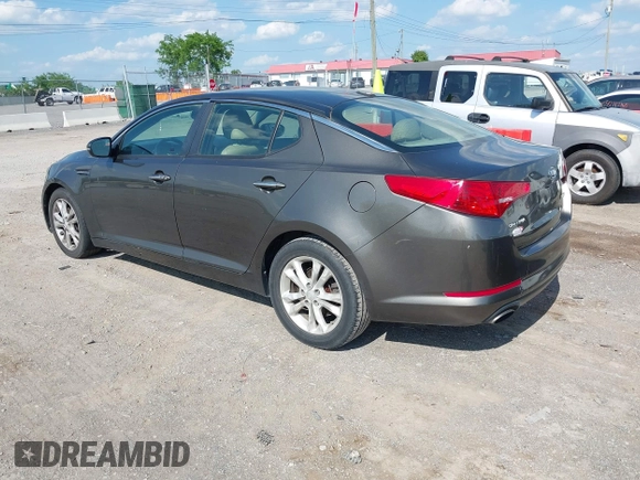 2012 Kia Optima EX with VIN 5XXGN4A79CG075818, listed as a IAAI auction lot 42151671 with 87,645 mi miles. Bid and sale history available at carsss.com. Image 3.