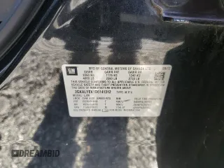 2013 GMC Terrain Denali with VIN 2GKALYEK1D6141312, listed as a Copart auction lot 49402365 with 185,104 mi miles and Salvage Title. Bid and sale history available at DreamBid. Image 16.