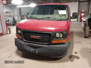 2017 GMC Savana Cargo Van with VIN 1GTW7AFF8H1112249, listed as a IAAI auction lot 40982298 with 105,228 mi miles. Bid and sale history available at carsss.com. Image 6.