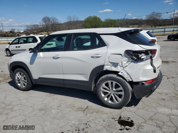 2021 Chevrolet TrailBlazer LS with VIN KL79MMS21MB181098, listed as a Copart auction lot 50441255 with 120,678 mi miles and Salvage Title. Bid and sale history available at carsss.com. Image 2.