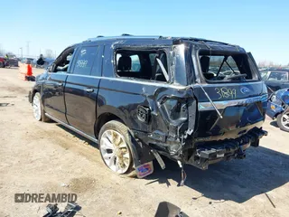 2019 Ford Expedition Max Limited with VIN 1FMJK2AT0KEA08054, listed as a IAAI auction lot 41983731 with 59,812 mi miles and . Bid and sale history available at DreamBid. Image 3.