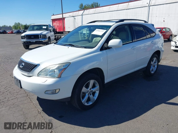 2007 Lexus RX 350 with VIN JTJHK31U172026845, listed as a IAAI auction lot 42084747 with 128,867 mi miles. Bid and sale history available at carsss.com. Image 2.