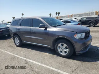 2017 Dodge Durango SXT with VIN 1C4RDHAG1HC847819, listed as a Copart auction lot 62944245 with 110,215 mi miles and Salvage title. Bid and sale history available at DreamBid. Image 4.