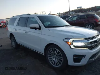 2023 Ford Expedition Max Limited with VIN 1FMJK1K87PEA59532, listed as a IAAI auction lot 41076319 with 33,480 mi miles and . Bid and sale history available at DreamBid. Image 1.