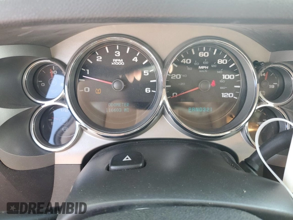 2007 Chevrolet Silverado 1500 LT w/1LT with VIN 3GCEC13J37G524076, listed as a Copart auction lot 44520955 with 116,603 mi miles and Salvage Title. Bid and sale history available at carsss.com. Image 9.