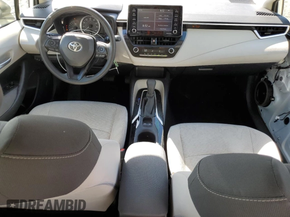 2021 Toyota Corolla LE with VIN JTDEPMAE5MJ132786, listed as a Copart auction lot 54755225 with 44,684 mi miles and Salvage Title. Bid and sale history available at DreamBid. Image 8.