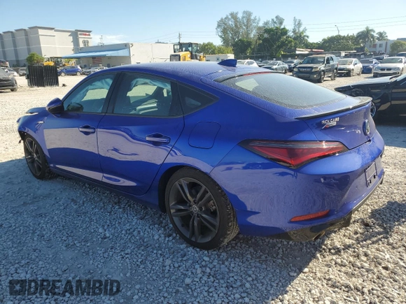 2023 Acura Integra w/A-Spec Technology Package with VIN 19UDE4H60PA025232, listed as a Copart auction lot 73851534 with 17,153 mi miles and Non Repairable. Bid and sale history available at carsss.com. Image 2.
