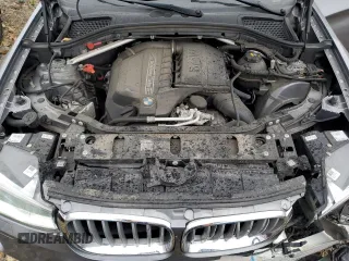 2017 BMW X3 xDrive35i with VIN 5UXWX7C58H0U40354, listed as a Copart auction lot 52769395 with 67,047 mi miles and Salvage Title. Bid and sale history available at DreamBid. Image 14.