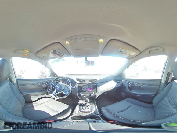 2017 Nissan Rogue SV with VIN JN8AT2MT8HW150186, listed as a Copart auction lot 82809414 with 77,784 mi miles and Salvage Title. Bid and sale history available at carsss.com. Image 14.