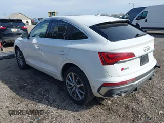 2023 Audi SQ5 Sportback Premium with VIN WA114AFY4P2058990, listed as a IAAI auction lot 41863958 with 55,000 mi miles and . Bid and sale history available at DreamBid. Image 3.
