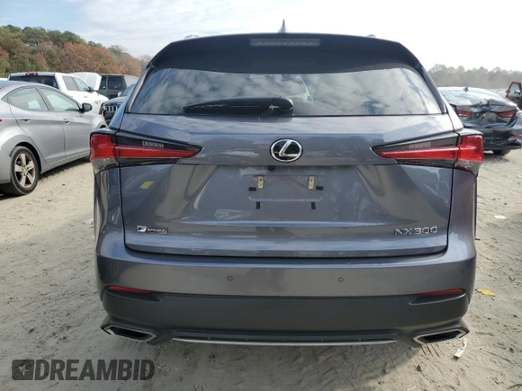 2021 Lexus NX with VIN JTJSARDZ1M2243181, listed as a Copart auction lot 79138254 with 34,128 mi miles and Salvage Title. Bid and sale history available at carsss.com. Image 6.